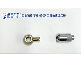 空心饺接油嘴-G70异型管快速连接器